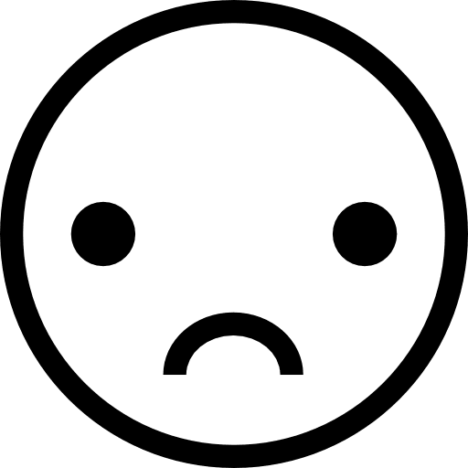 Sad emotions faces sad icon