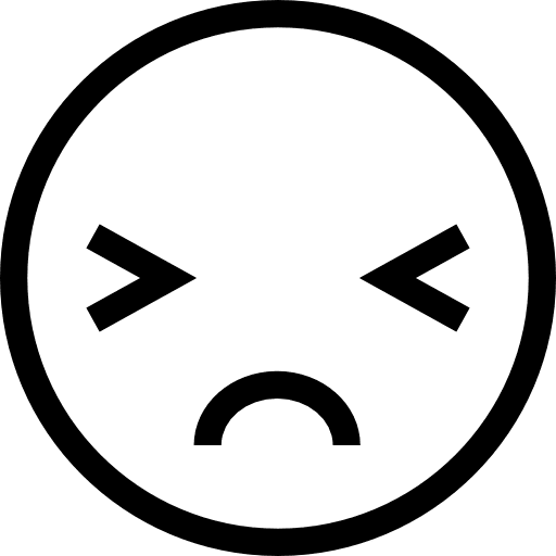 Sick interface faces head icon