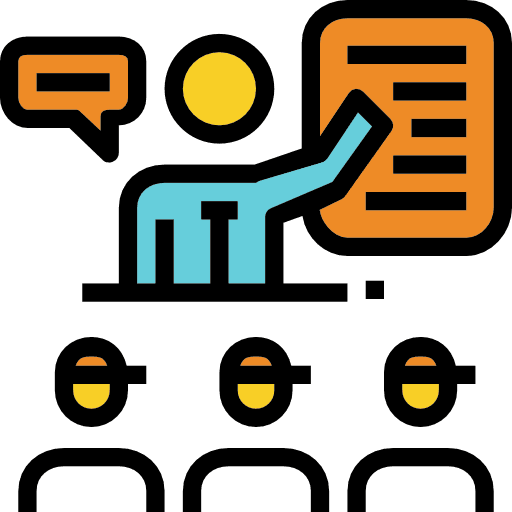 Presentation business speech presentation icon