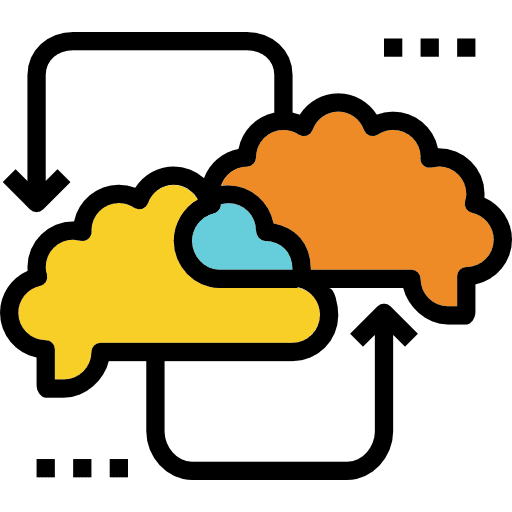 Brainstorming business creativity idea icon