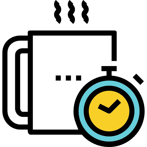Coffee mug chocolate tea cup icon