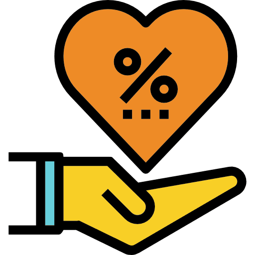 Commission commission business heart icon