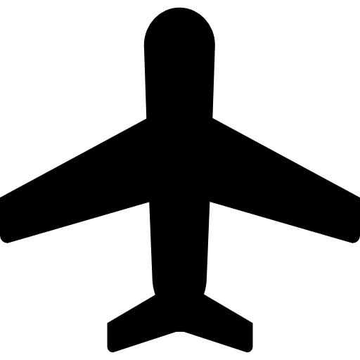 Aeroplane airport transportation plane icon