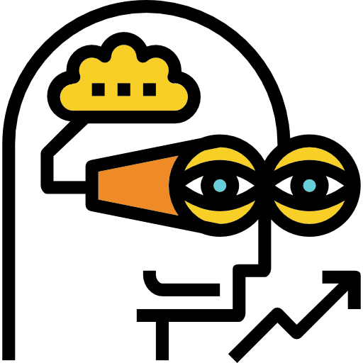 Brainstorm interface business creativity icon