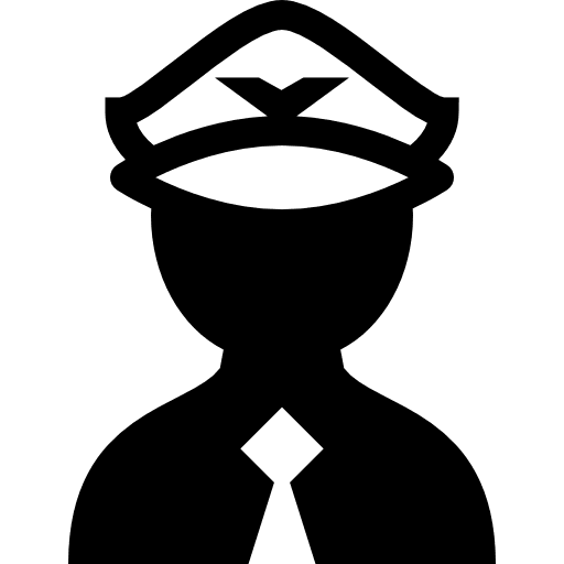 Pilot transportation pilot captain icon