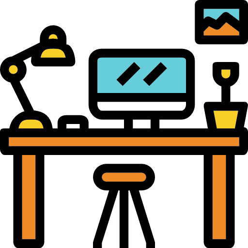 Workplace workplace elegant computer icon