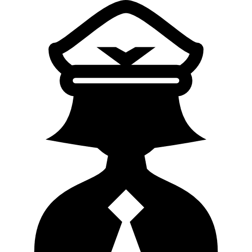 Air hostess avatar profession transportation icon