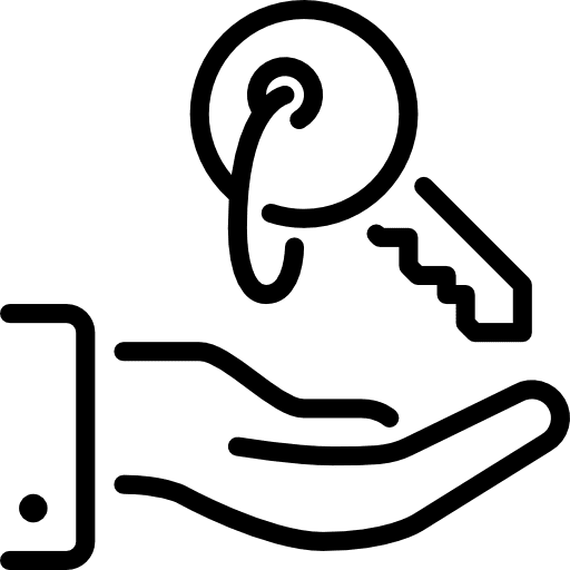 Key real estate key door key icon