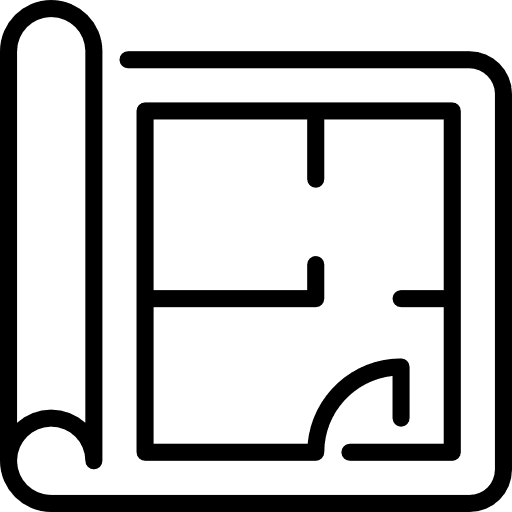 Blueprint blueprint architecture and city buildings icon