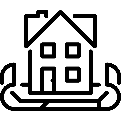 House real estate property home icon