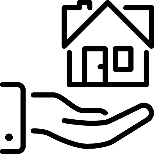 Mortgage house real estate mortgage icon