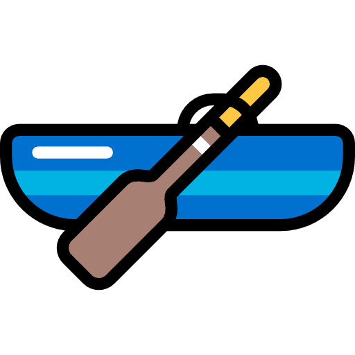 Rowboat sports and competition hobby rowboat icon