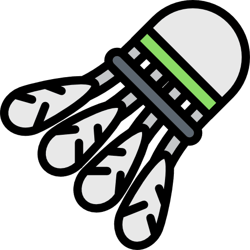 Shuttlecock sports and competition sports sport icon