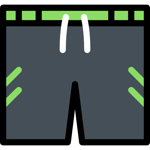 Short boxing shorts sports and competition icon