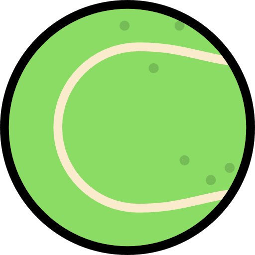 Tennis ball sports tennis ball icon