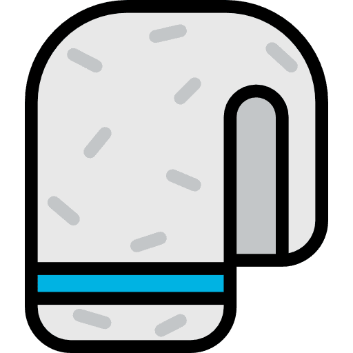 Towel tissue tools and utensils hygienic icon