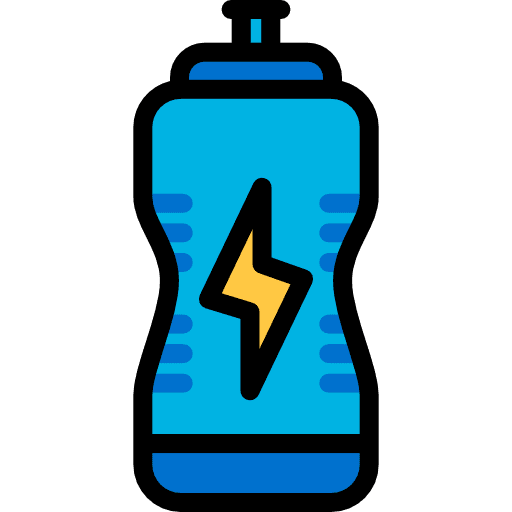 Water bottle drink liquid sports and competition icon