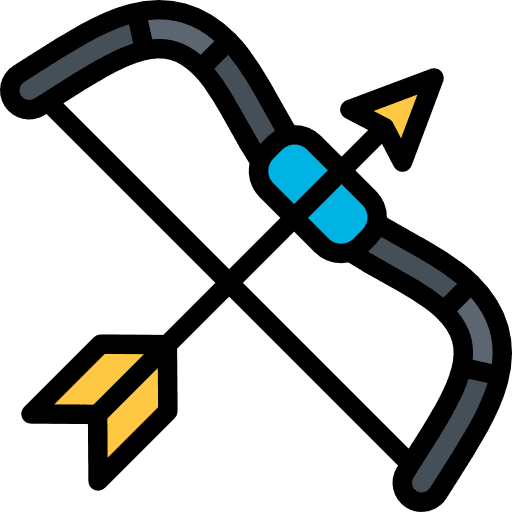 Archery archery sports weapon icon