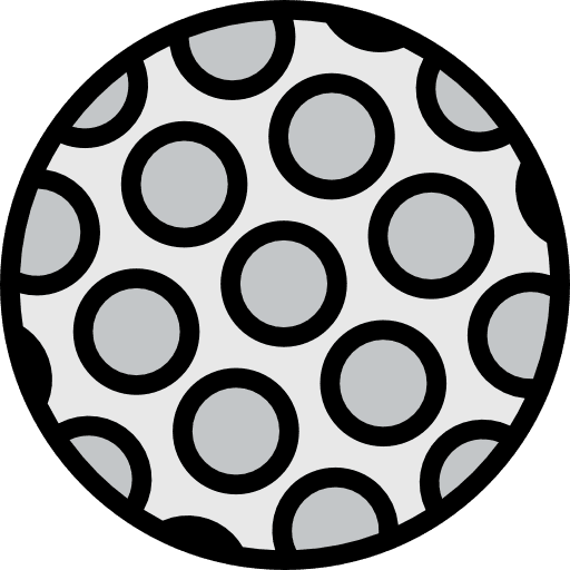 Golf birdie ball sports and competition icon