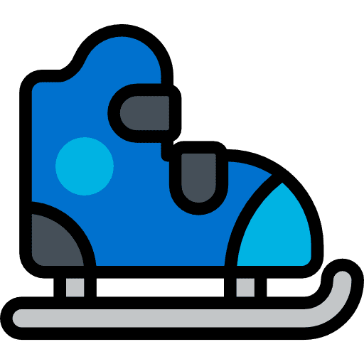 Ice skates ice skating ice skate leisure icon