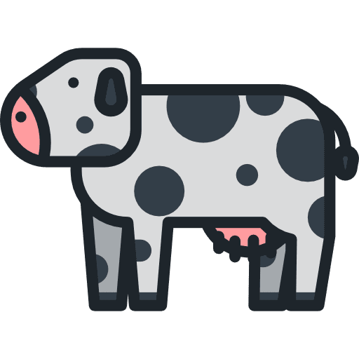 Cow cow animal kingdom wild life icon
