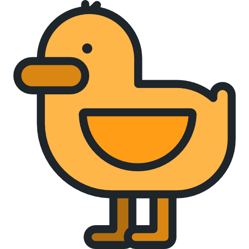 Duck animals duck wild life icon
