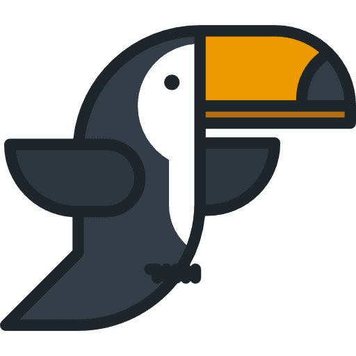 Toucan wild life animals bird icon