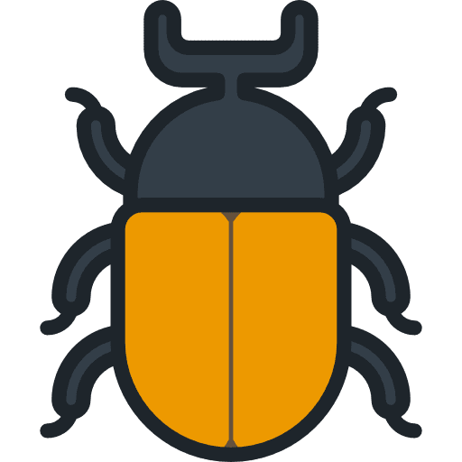 Beetle bug insect animal kingdom icon