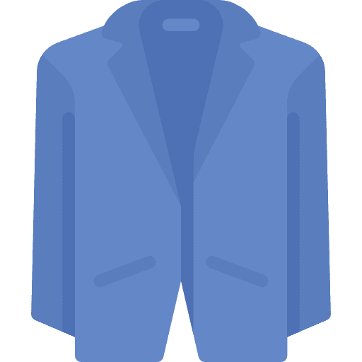 Jacket christmas garment clothing icon