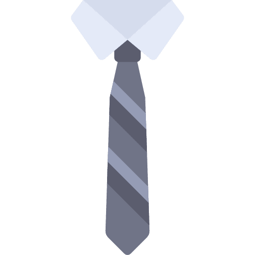 Tie tie stripes elegant icon