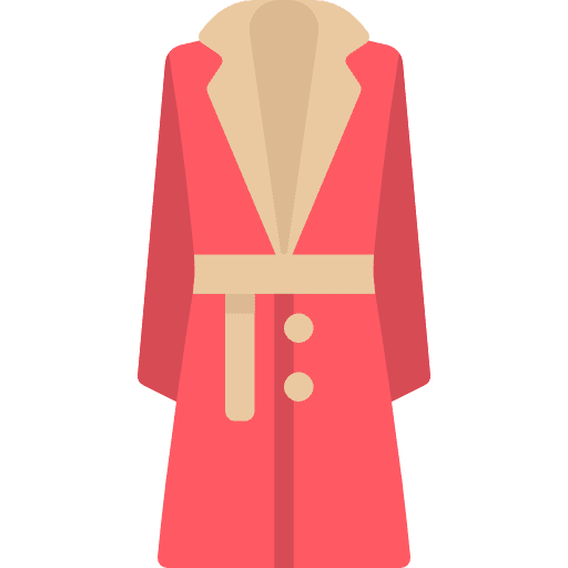 Coat christmas clothing winter icon