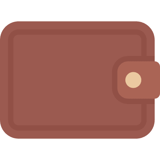 Wallet billfold notes wallet icon