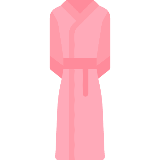 Bathrobe spa relax holidays icon