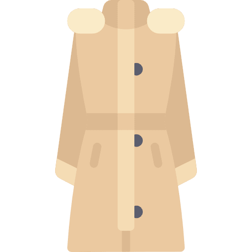 Jacket clothing overcoat jacket icon