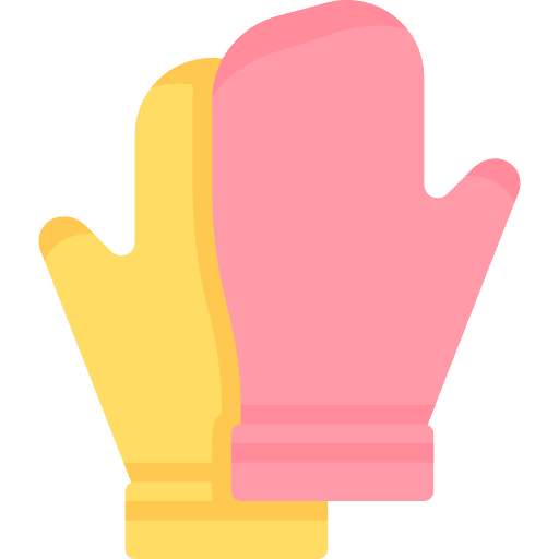 Mittens kitchen food mittens icon