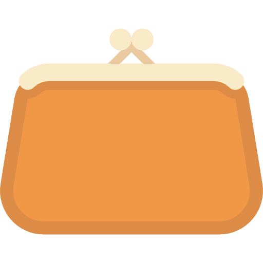 Purse money cash accesory icon