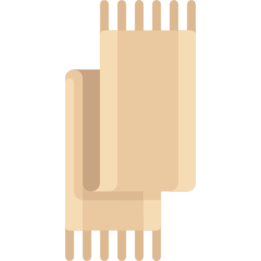 Scarf garment clothes scarf icon