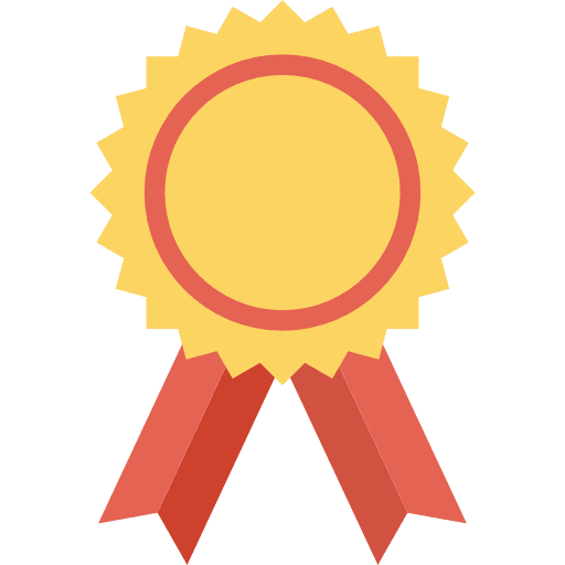 Badge commerce and shopping shapes and symbols medal icon