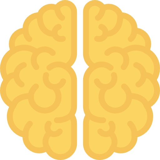 Brain body organ brain body part icon