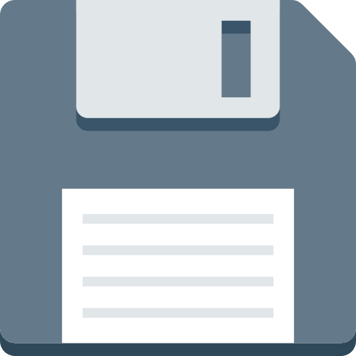 Floppy disk multimedia diskette electronics icon