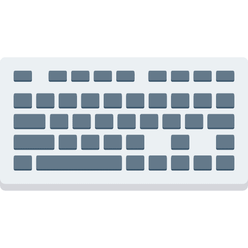 Keyboard electronic keys keyboard icon