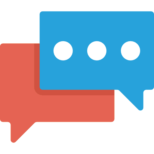 Chat communication speech bubble conversation icon