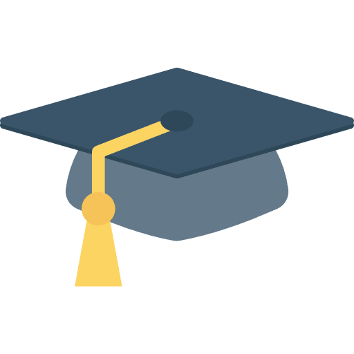 Mortarboard mortarboard graduate education icon
