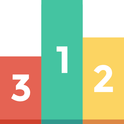 Podium 123 sports education icon