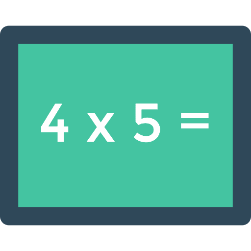 Blackboard class school eraser icon