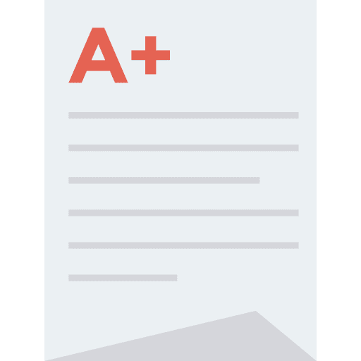 Exam document education file icon
