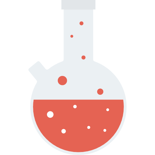 Flask science chemical flasks icon