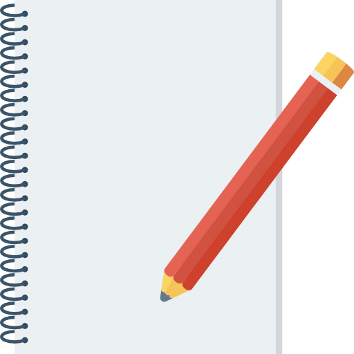 Notebook bookmark business agenda icon
