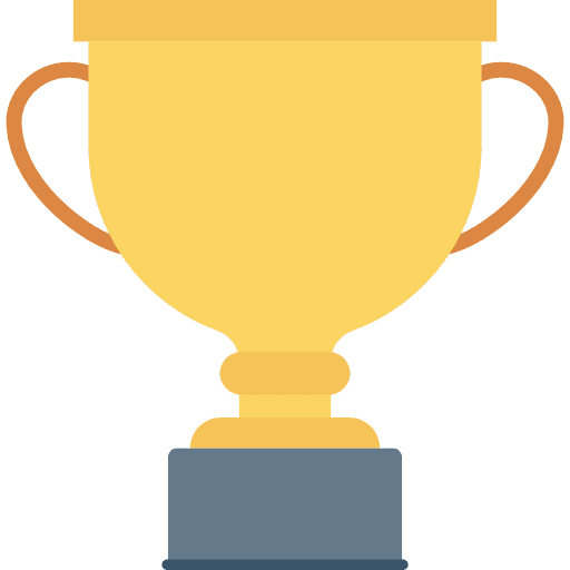 Trophy champion winner cup icon