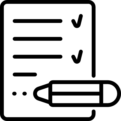 List checking tasks list icon
